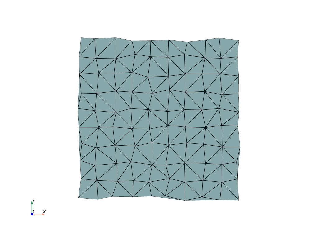 d create tri surface
